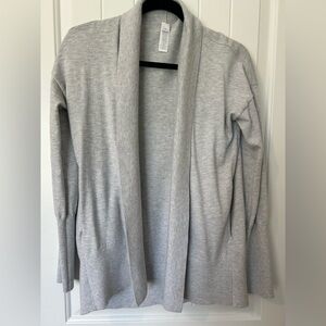 Ivivva by Lululemon Grey open cardigan sweater size XS